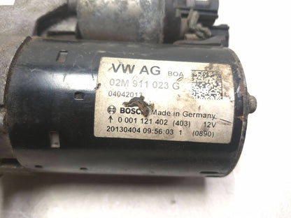 2013 Volkswagen Jetta Starter Motor 2.0l 02m911032g OEM