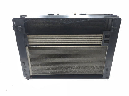 2011 BMW 750li Radiator Condenser Oil Cooler Cooling Fan Oem✅