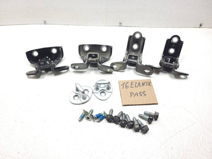 2016 Hyundai Elantra Door Hinge Front & Rear Right Passenger Side Set OEM