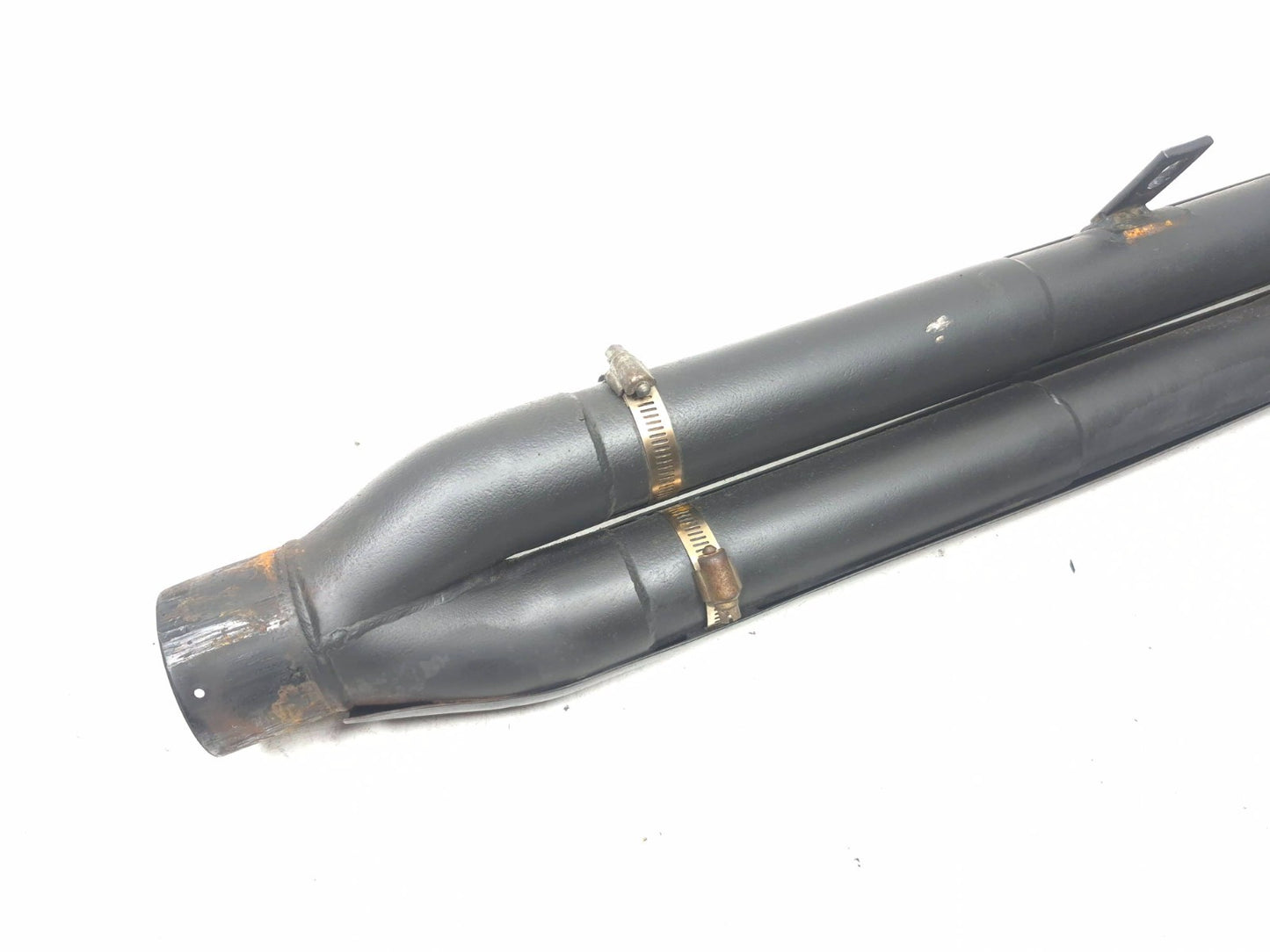 2007-2008 Harley Touring Black Pipe 2-into-1 Header& Muffler Exhaust System