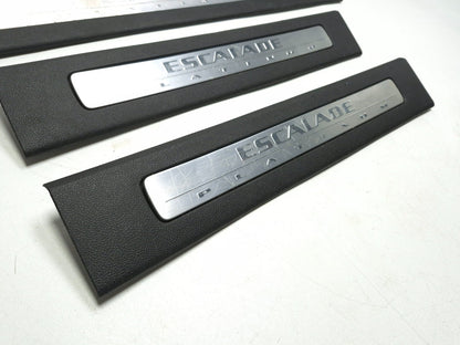 2013 Cadillac Escalade Esv Platinum Door Sill Plate Front & Rear 4 Pcs OEM