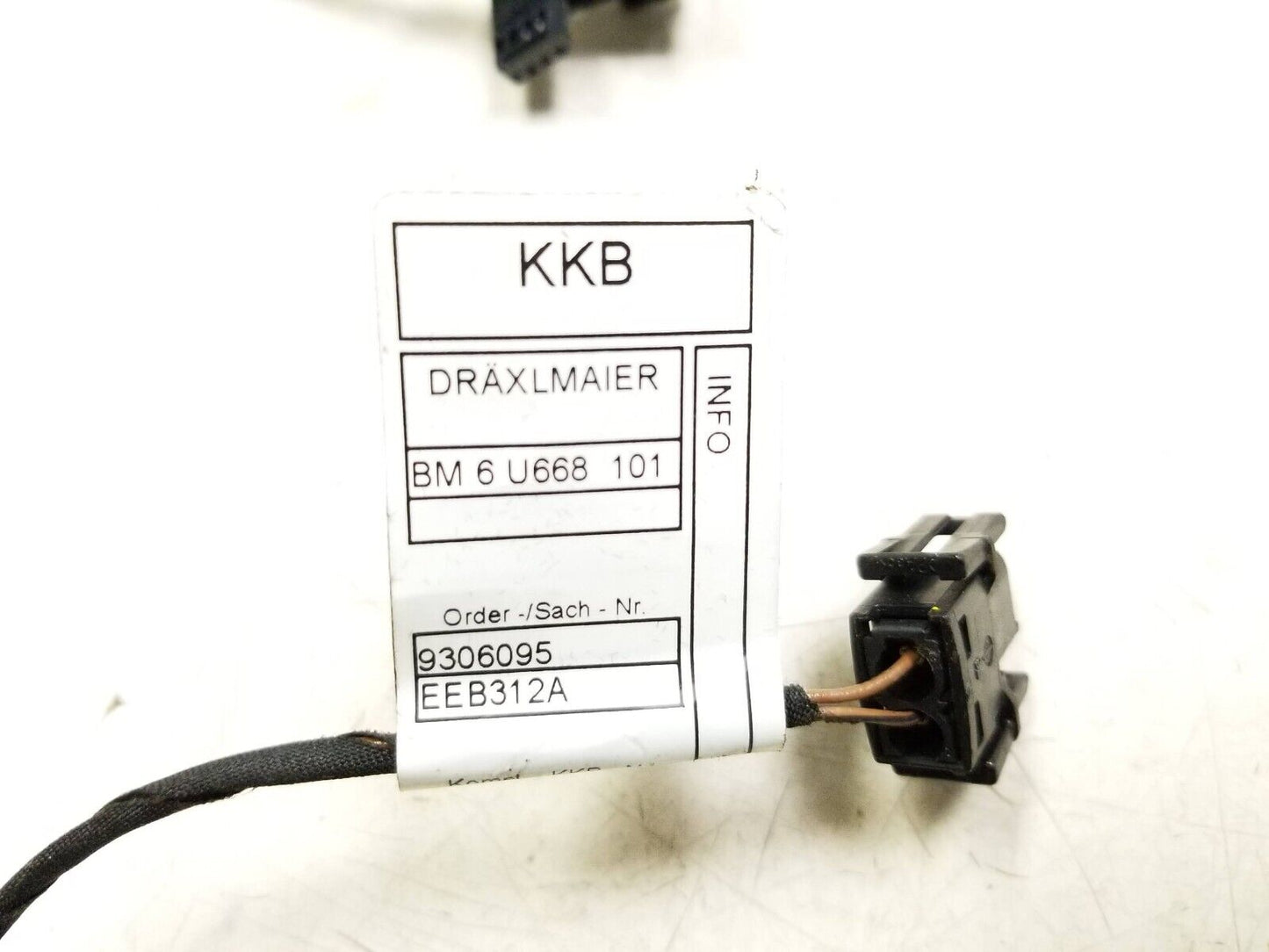 14-18 BMW X5 F15 Glove Box Wire Harness 9306095 OEM 89k Miles✅