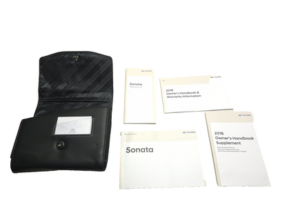 2018 Hyundai Sonata Owner's Manual Book & Case OEM