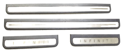 2009 Infiniti G37 Door Sill Scuff Plate Cover 4pcs OEM