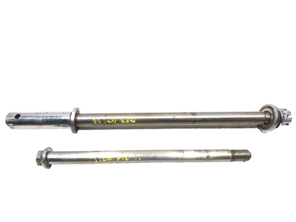1994 Yamaha Virago Xv1100 Rear & Front Wheel Axle Pair OEM