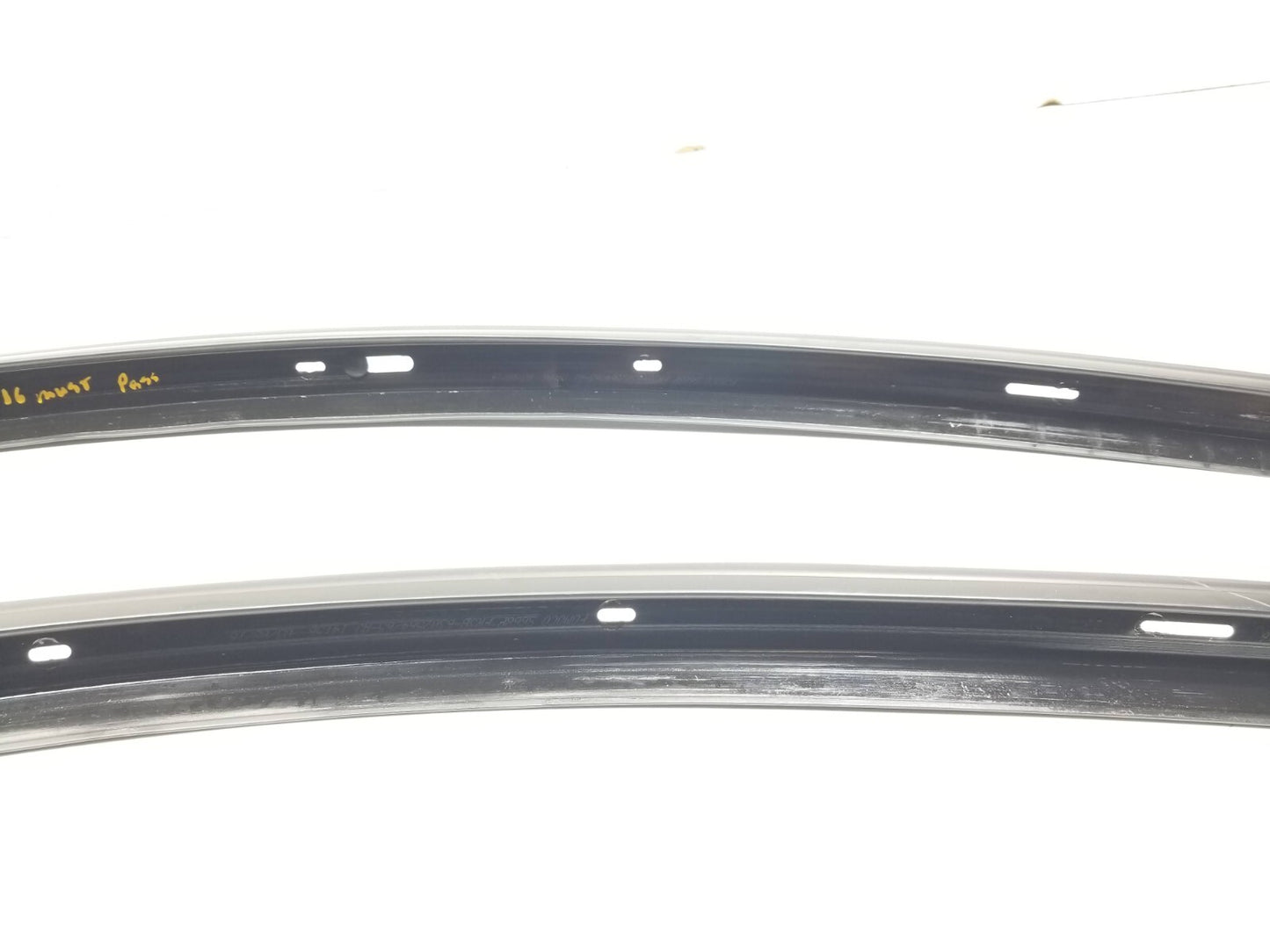 2016 Ford Mustang Coupe Front Roof Upper Molding Left & Right Pair OEM