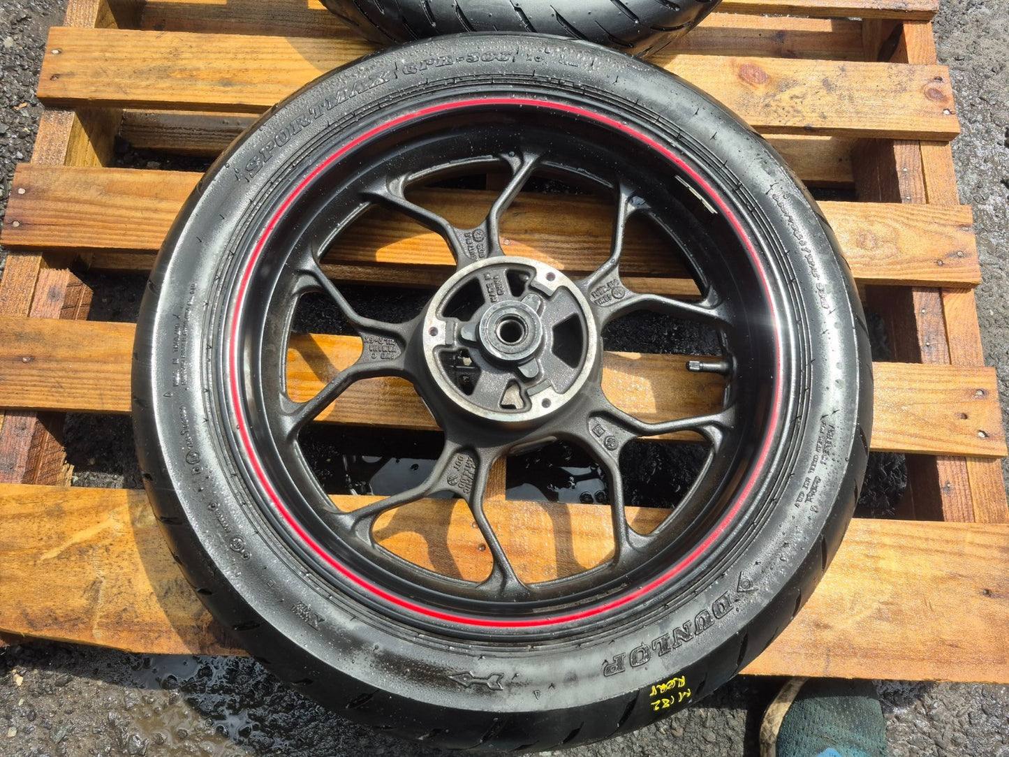 2016 Yamaha R3 Yzfr3 Wheel Rim W/tire Front & Rear Pair OEM