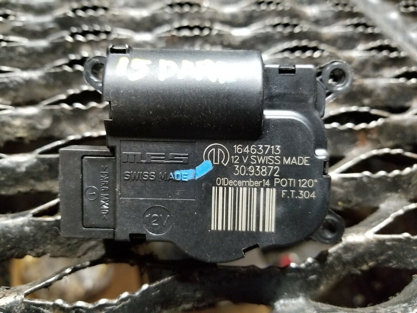 13 14 15 16  Dodge Dart AC A/c Heater Flap Motor Actuator OEM 76k Miles