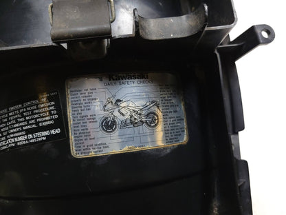 06 - 08 Kawasaki Ninja 650 Ex650 Under Tail Tray Undertail Cowl  OEM