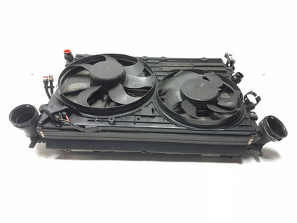 2011 Volkswagen Tiguan Radiator Condenser Intercooler Cooling Fan Assy OEM