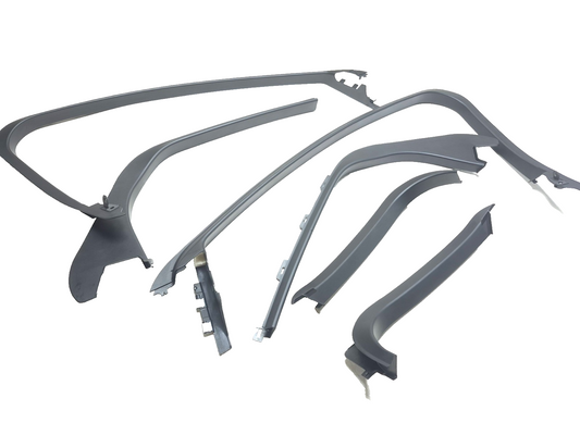 2017 Ford Focus Door Window Trim Molding Front & Rear Set OEM