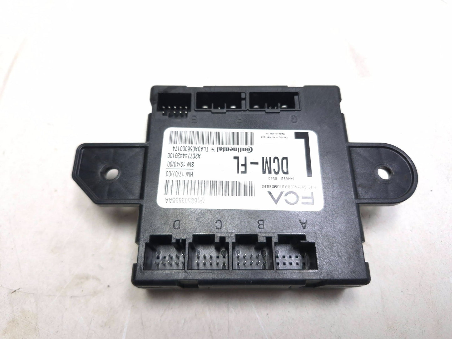 2020 Dodge Challenger Front Left Driver Door Control Module OEM