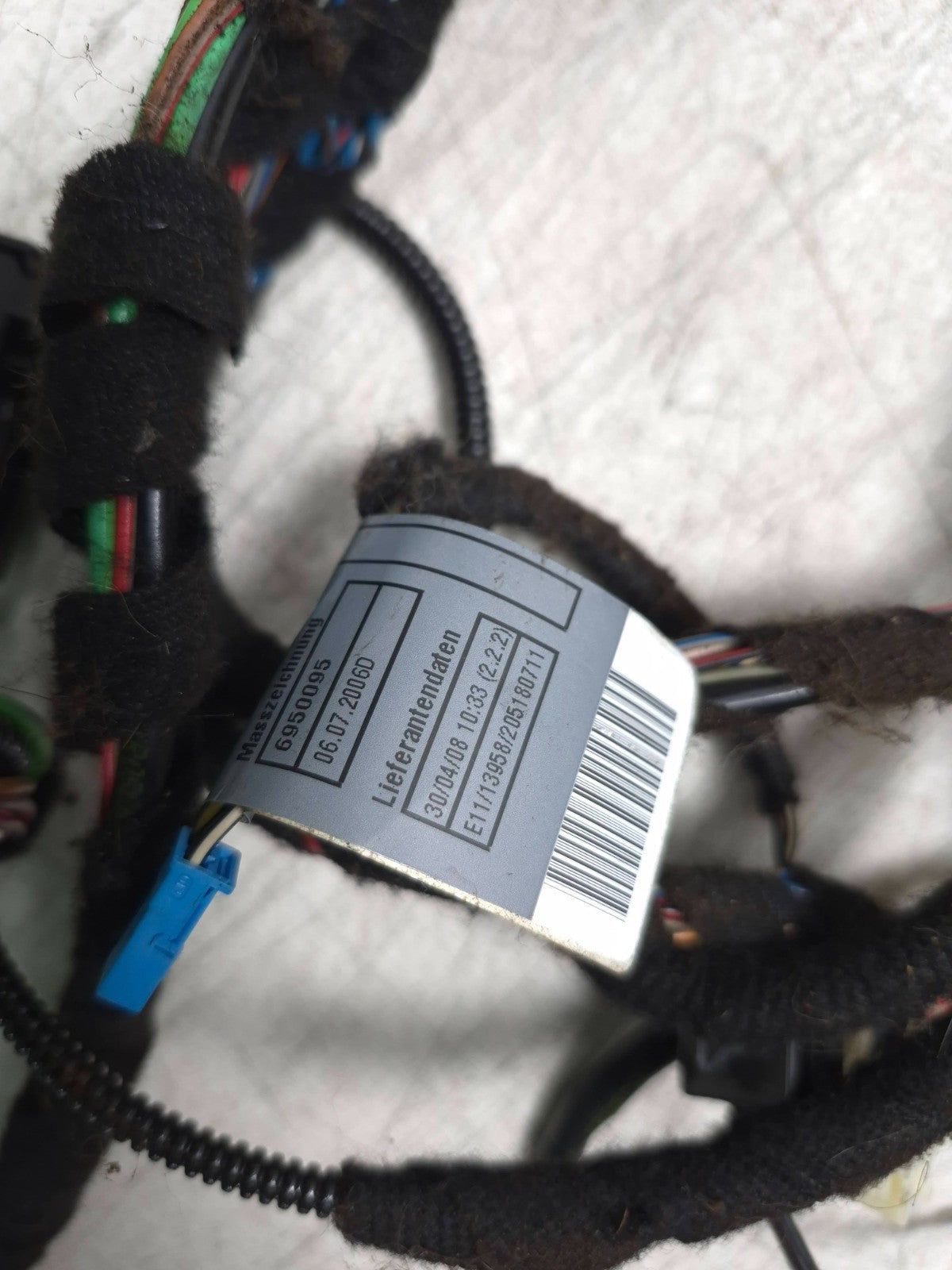 2008 BMW X6 E71 Interior Body Wire Wiring Harness OEM