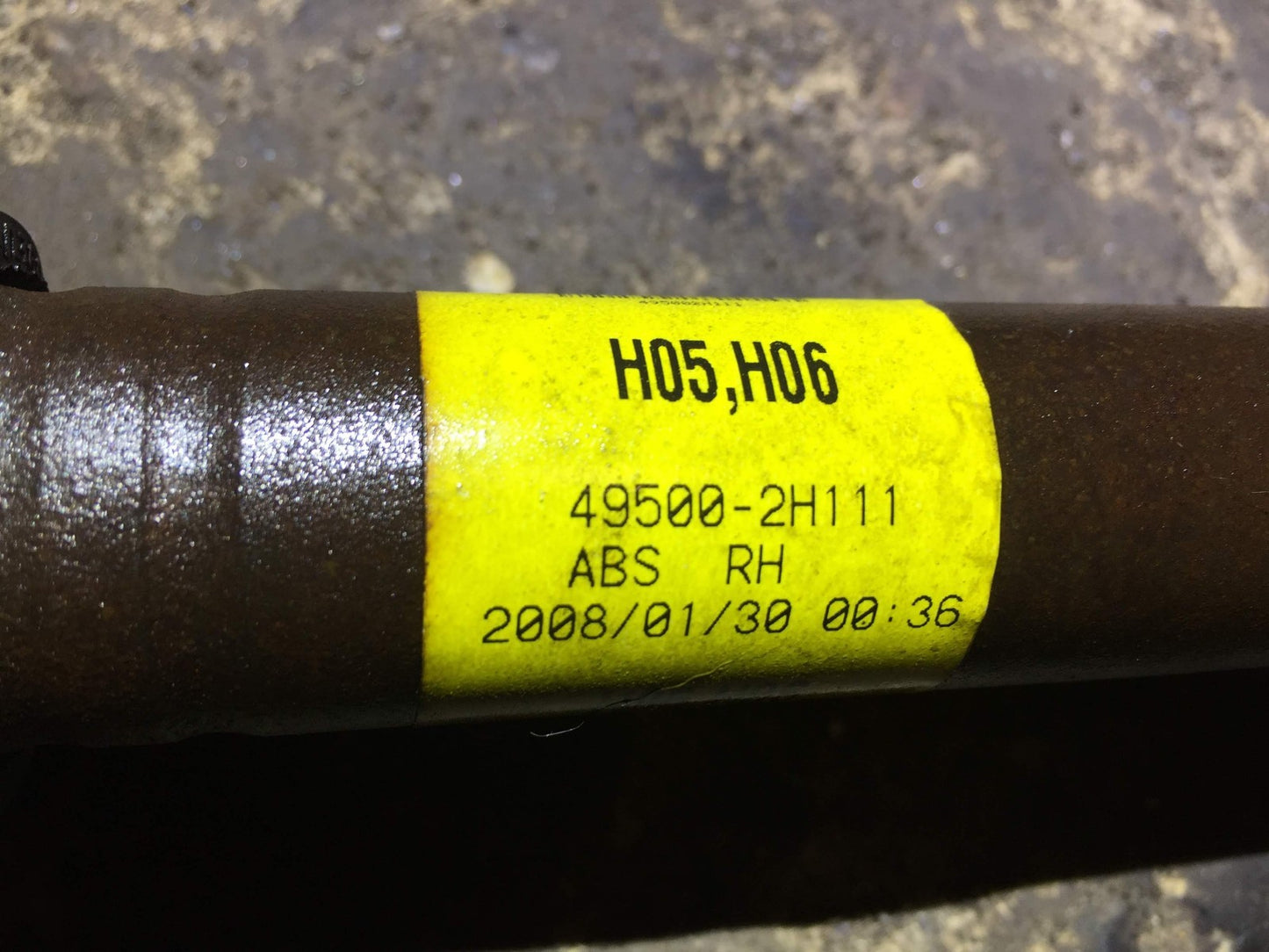 2008 Hyundai Elantra Front Cv Axle Shaft Passenger Side Right OEM