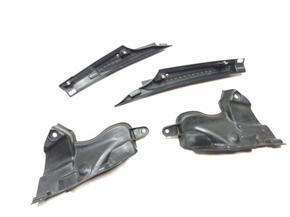 2022 Tesla Model 3 Front Cowl Trim Extension & Strut Tower Cover 4psc OEM