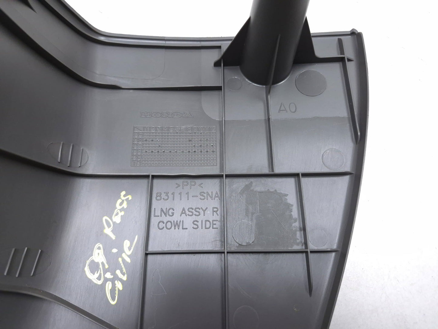 2009 Honda Civic Lx Door Sill Kick Panel Trim Cover Passenger Side Right OEM