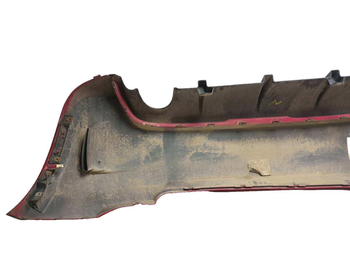 2013 Fiat 500 Turbo Red Rear Bumper Cover OEM