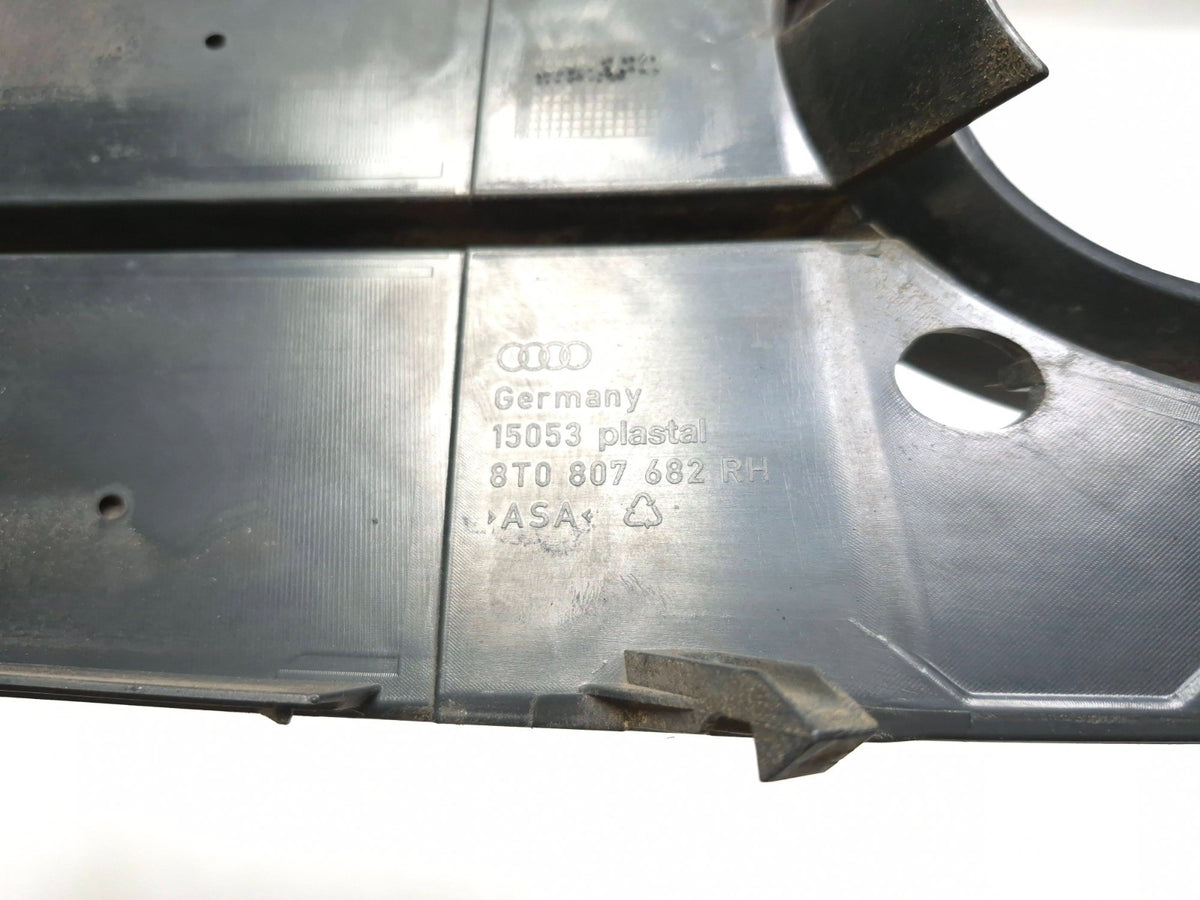 2010 Audi A5 3.2l Front Fog Light Grille Left & Right 8t0-807-682 OEM