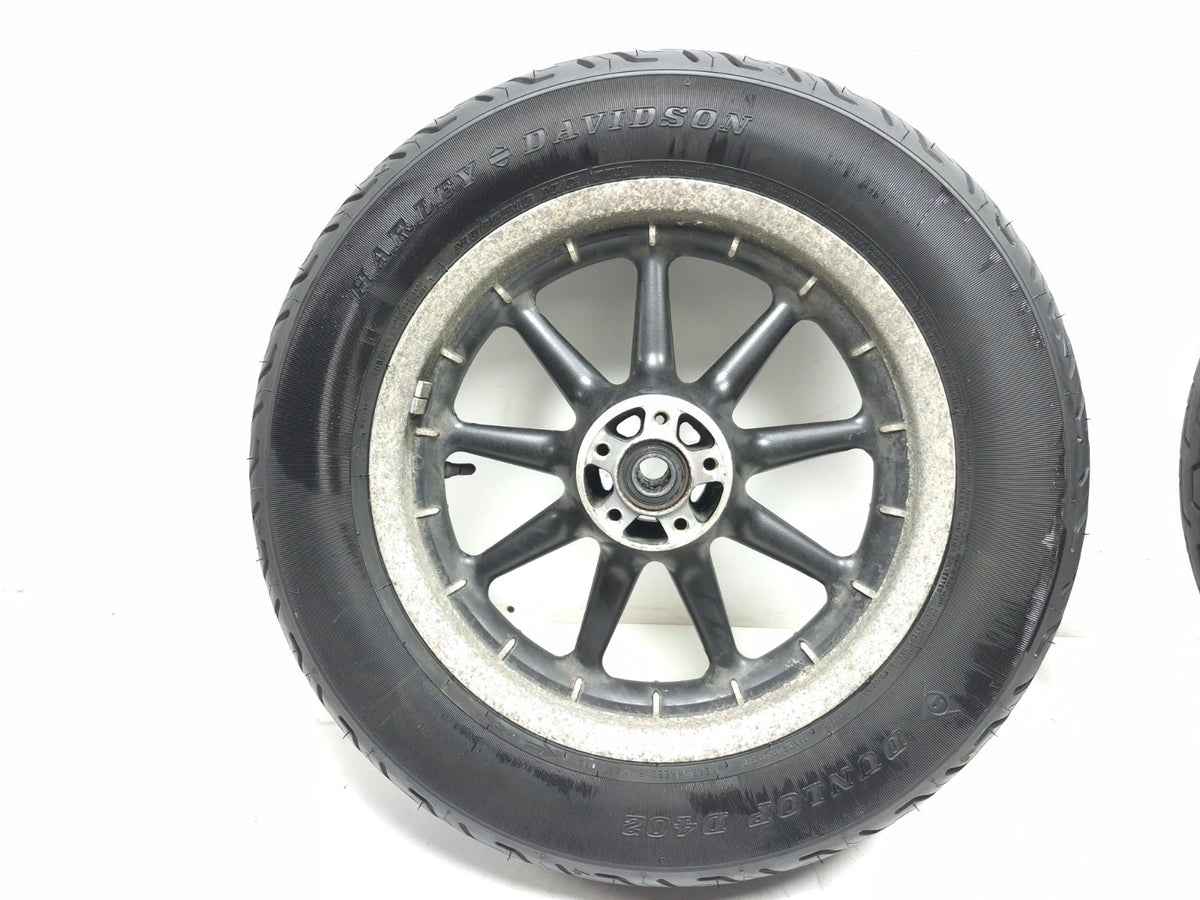 2002 - 2007 Harley-davidson Touring Electra Glide Front Rear Wheel Rim & Tire