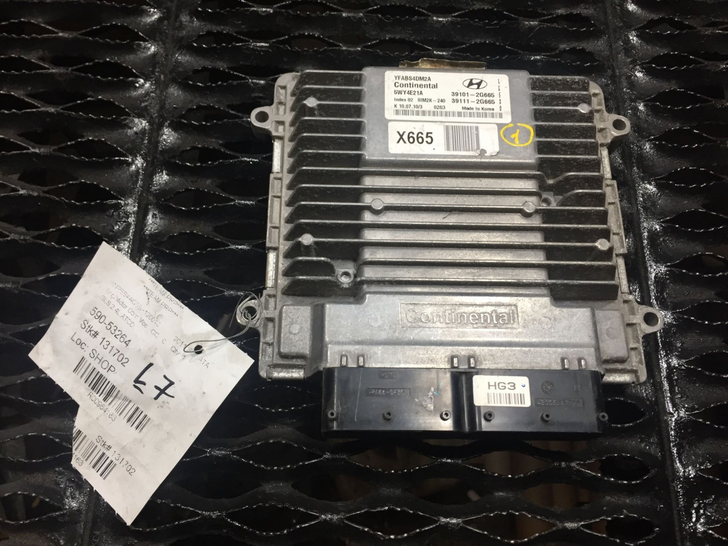 11 2011 Hyundai Sonata 2.4l Engine Computer Module Unit Ecm Ecu OEM OEM N1 52k