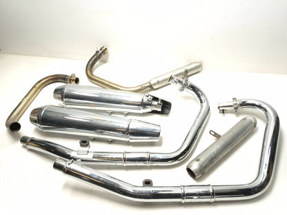 2022 Royal Enfield Int650 Exhaust Header Pipe Muffler & Heat Shield Lh & Rh OEM