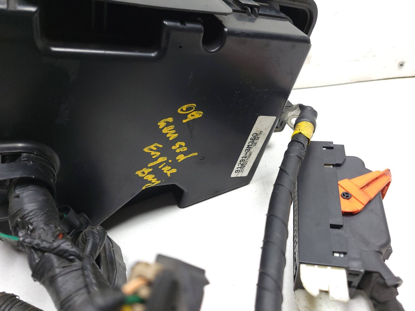 09-12 Hyundai Genesis Underhood Fuse Box Wire Harness 4.6l OEM Sedan 91291-3m360