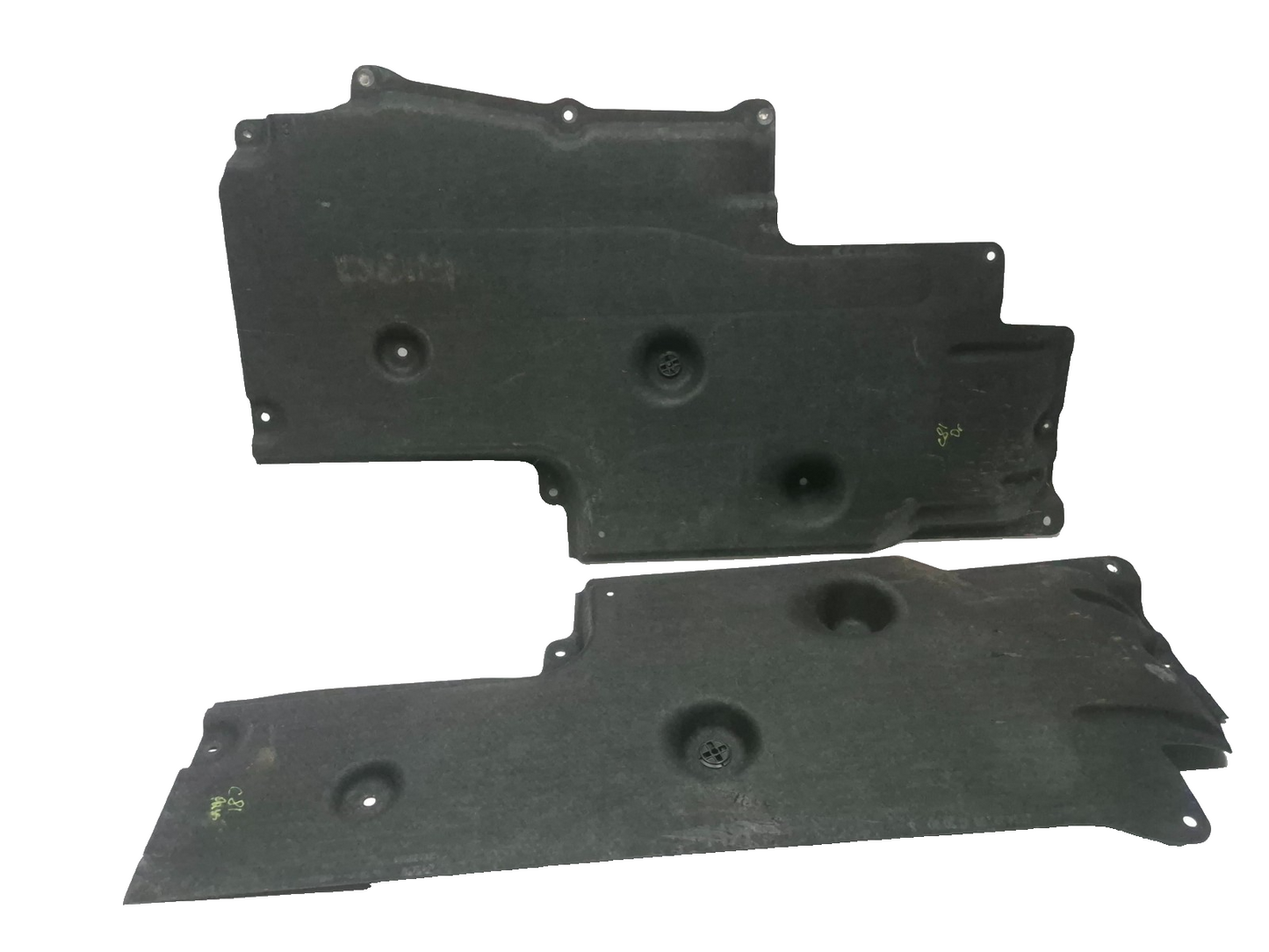 2013 Volvo S60 Under Body Splash Guard Left & Right Pair OEM