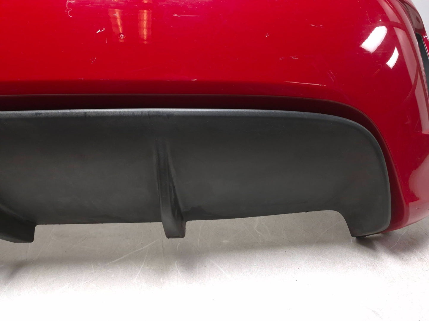 2013 Fiat 500 Turbo Red Rear Bumper Cover OEM
