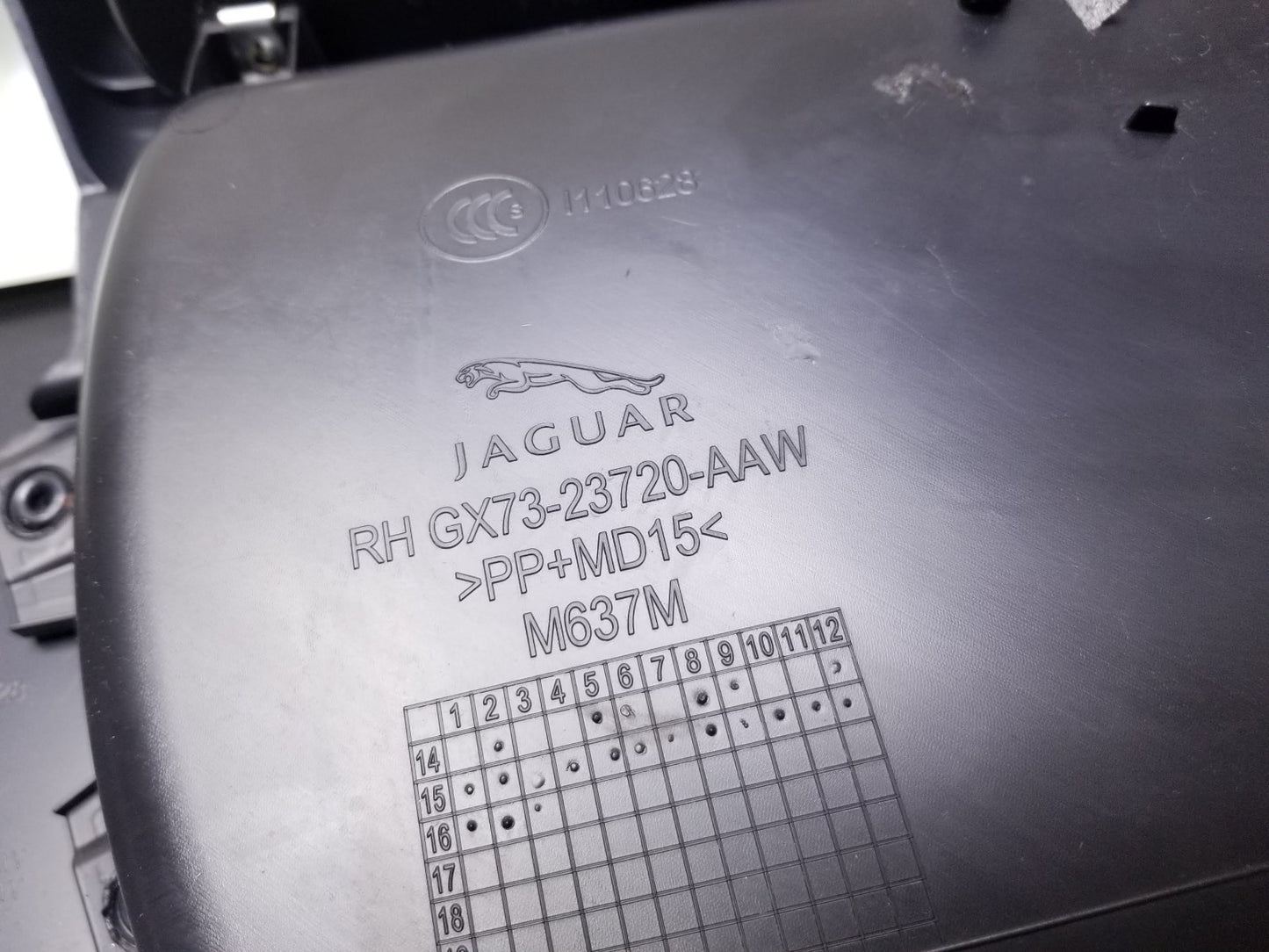 2017 Jaguar Xe Front Passenger Door Panel OEM Gx73-23720-aaw