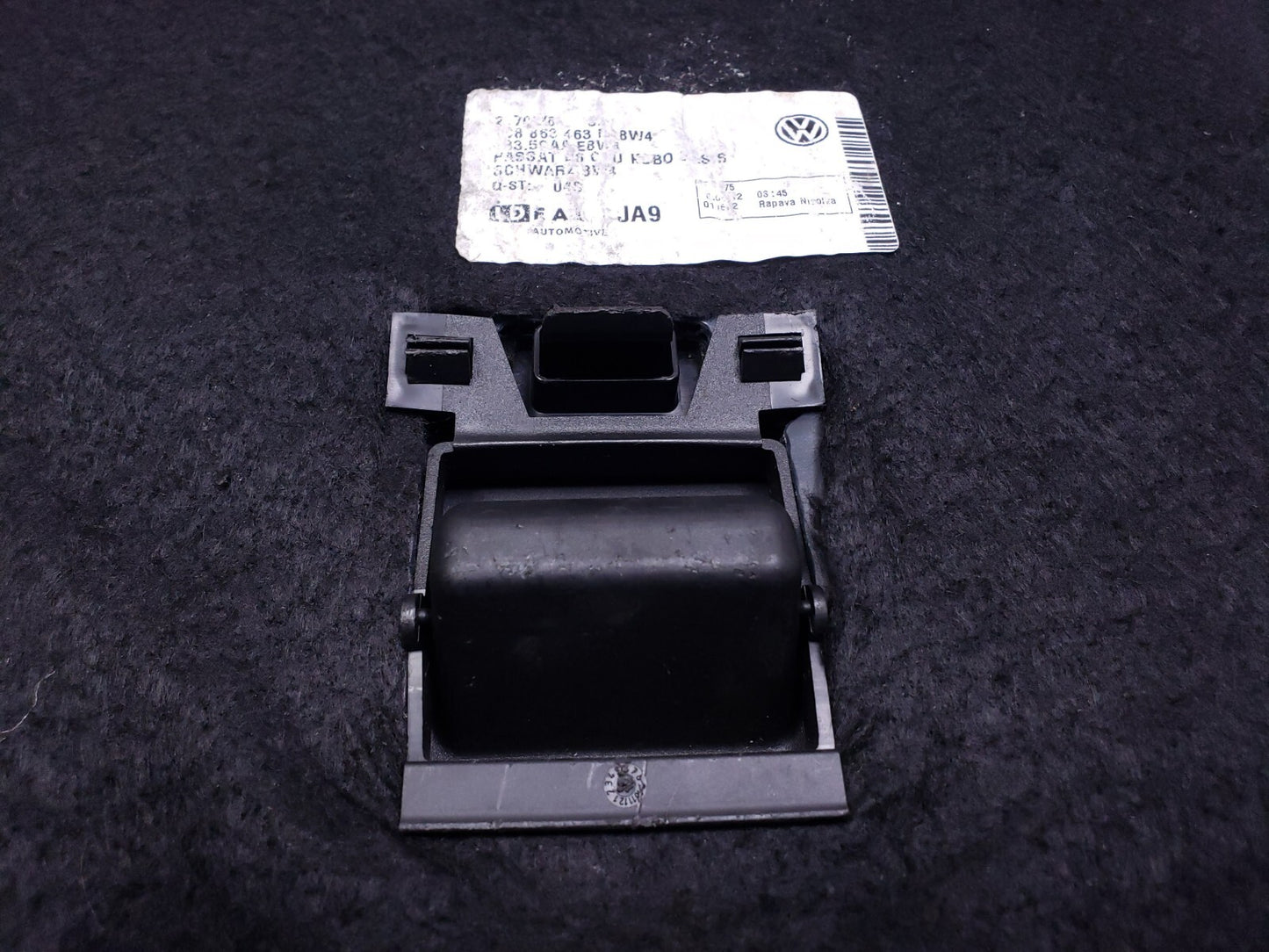 2013 Volkswagen Cc Trunk Floor Carpet Spare Tire Cover OEM