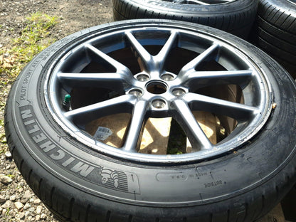 2019 Tesla Model 3 Wheel Rim W/tire Michelin 235/45/r18 18x8.5j 5.8/32 4 Pcs OEM