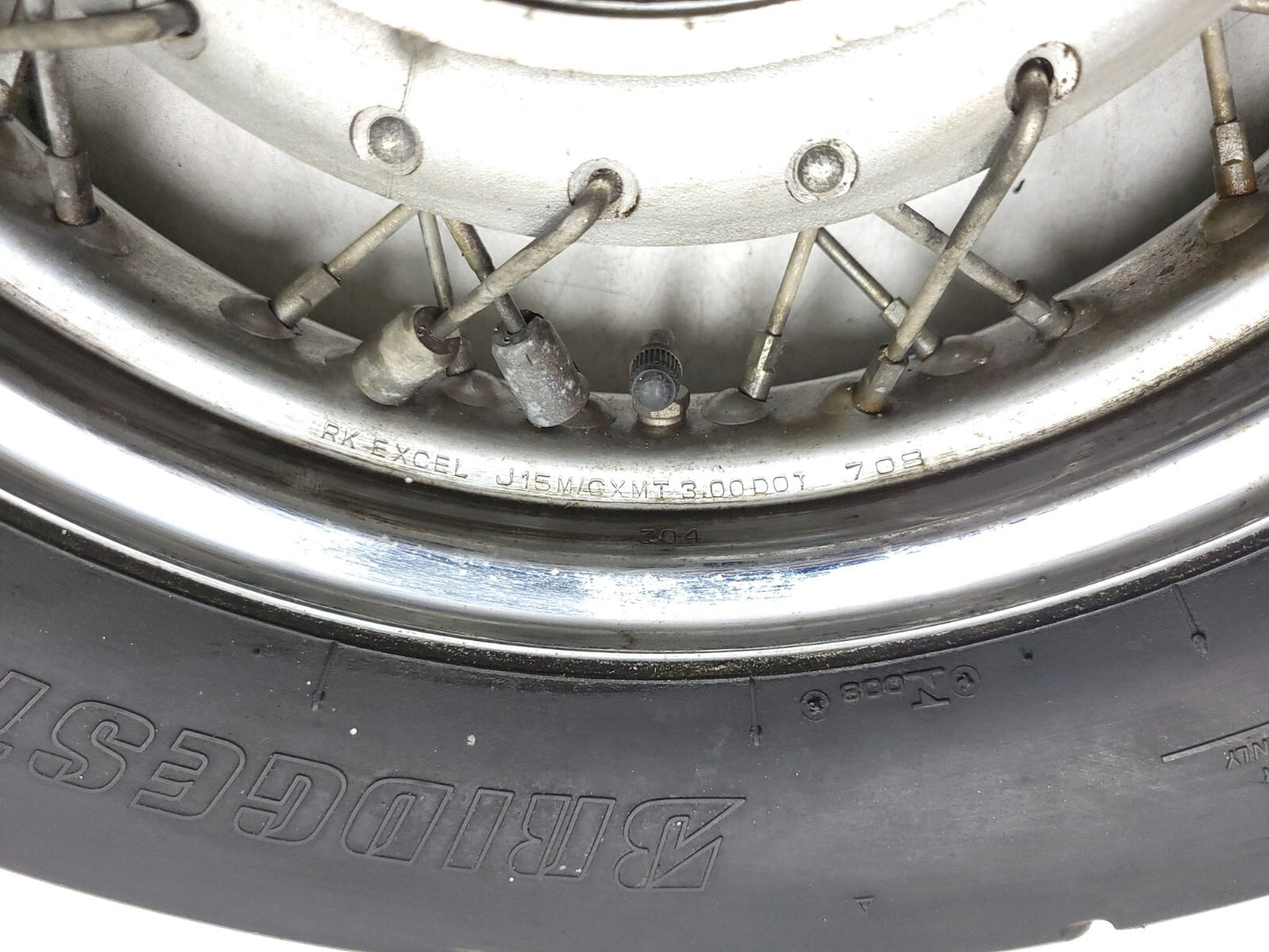 2006 - 2009 Kawasaki Vulcan 500 En500 Rear Wheel Rim 15x3.0 *straight* OEM