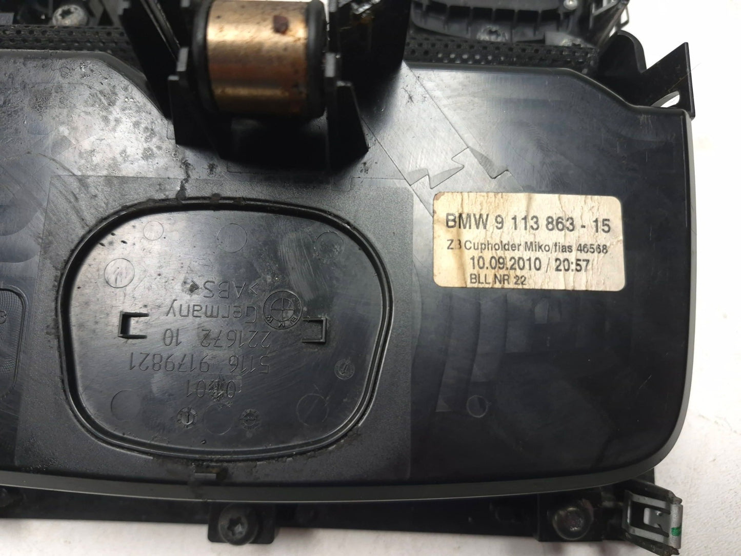 2011 BMW 750li Center Console Trim Idrive Controller Gear Shifter Panel Wood OEM