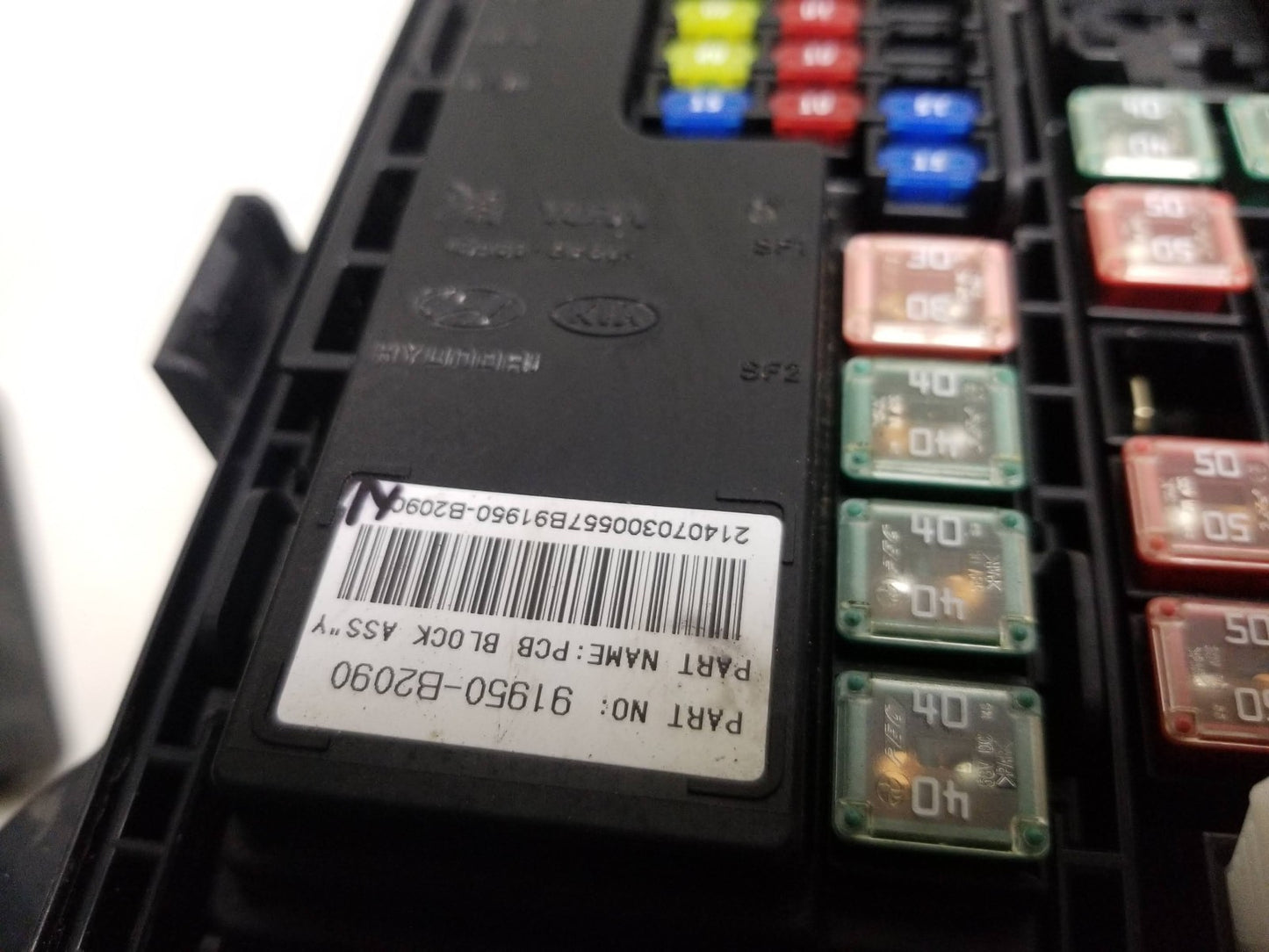 2014 - 2016 Kia Soul 1,6 L Main Wire Harness With Fuse Box OEM