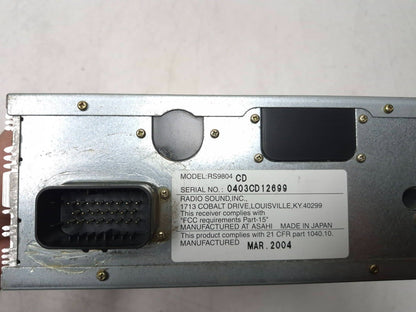 2004-2005 Harley Davidson Touring Electra Glide Radio Cd Player OEM