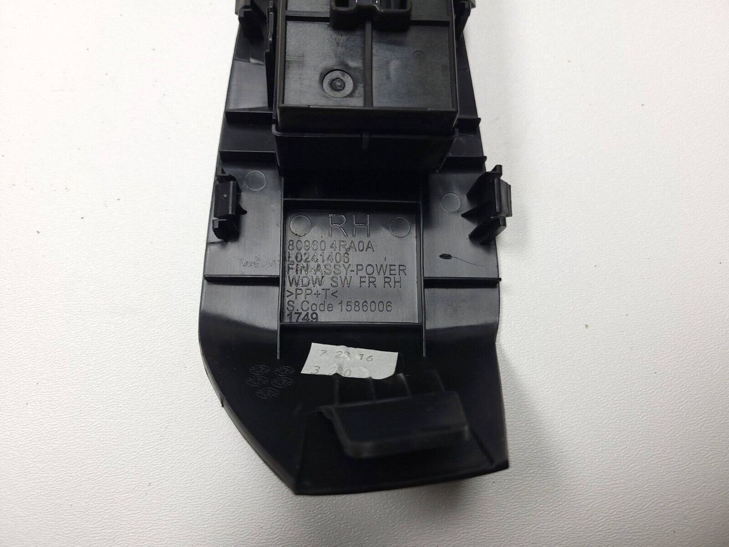16 17 18 Nissan Maxima Power Window Switch Front Passenger Side Right OEM