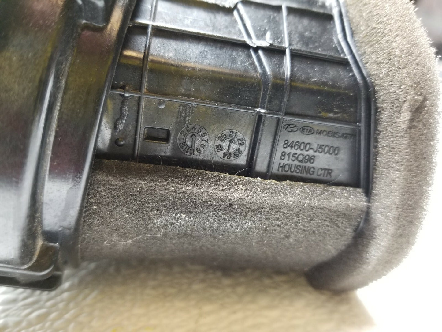 2022 Kia Stinger Dash Center Ac Heater Air Vent 3pcs OEM