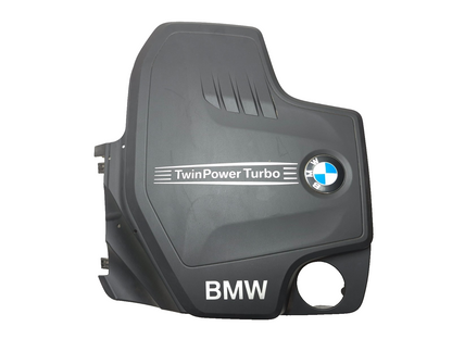 2013 BMW 328i F30 2.0l Engine Cover & Sound Absorber Panel Pair OEM