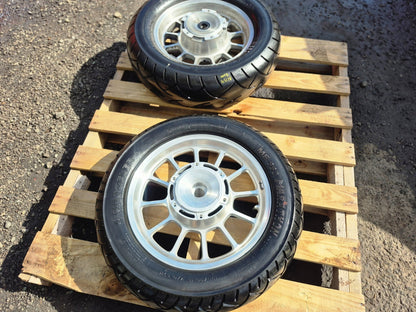 2014 Triumph America Wheel Rim W/tire Metzeler Front & Rear Pair OEM
