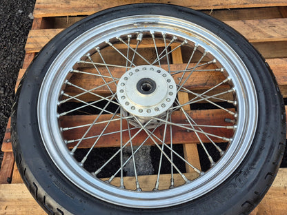 1997 Harley Sportster Xl883  Xl 883 Rear & Front Wheel W/ Tire Pair 16" 19" OEM