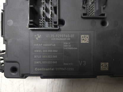 2013 BMW 328i F30 Rear Body Control Module OEM