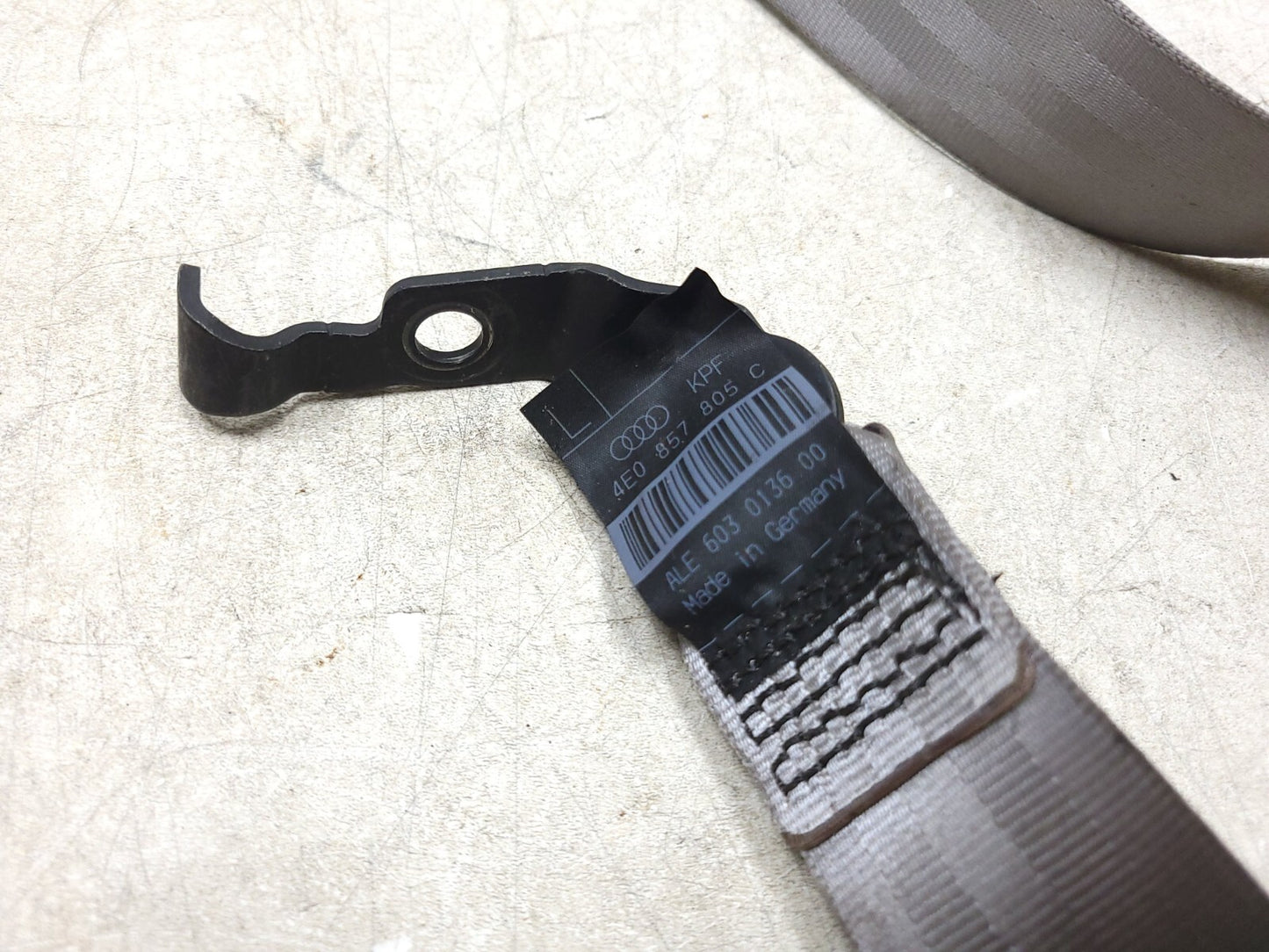 2005 Audi A8l A8 S8 Rear Seat Belt Retractor 3pcs OEM
