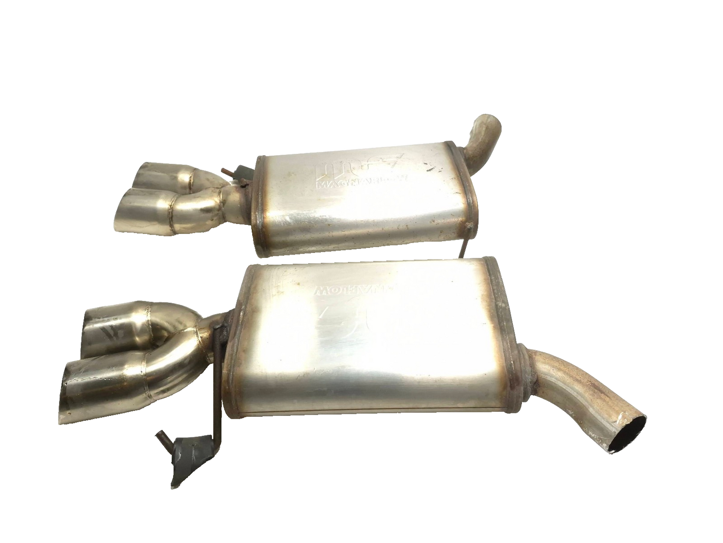 2008 Acura Tl Type-s Exhaust Muffler Dual Tail Baffle Pipe OEM