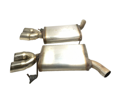 2008 Acura Tl Type-s Exhaust Muffler Dual Tail Baffle Pipe OEM