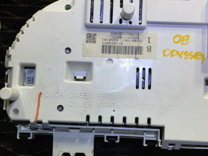 2008 Honda Odyssey Instrument Cluster Speedometer OEM
