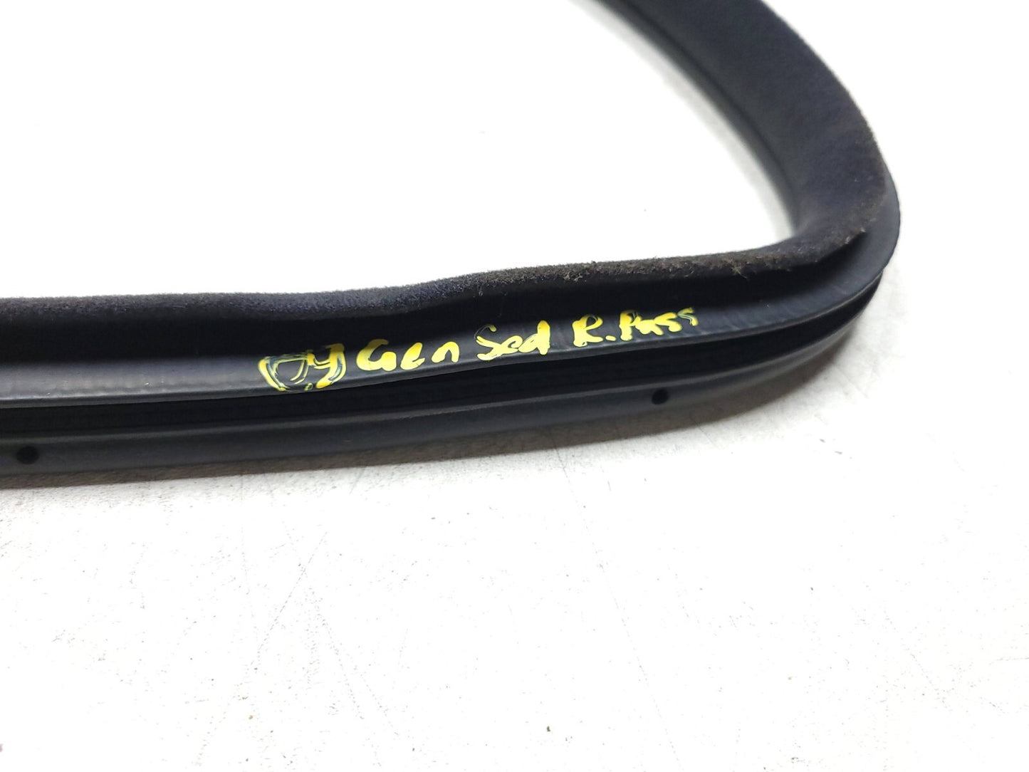 09-14 Hyundai Genesis Door Weatherstrip Seal Rear Passenger Side Right OEM Sedan