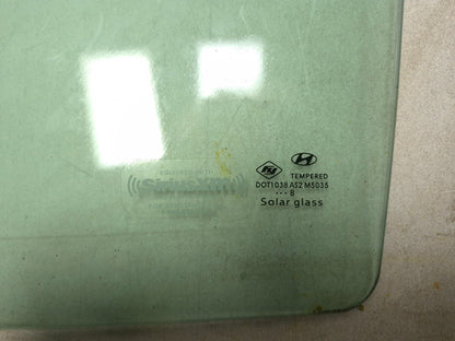 2018 Hyundai Sonata Rear Driver Side Door Window Glass OEM 45k Milise