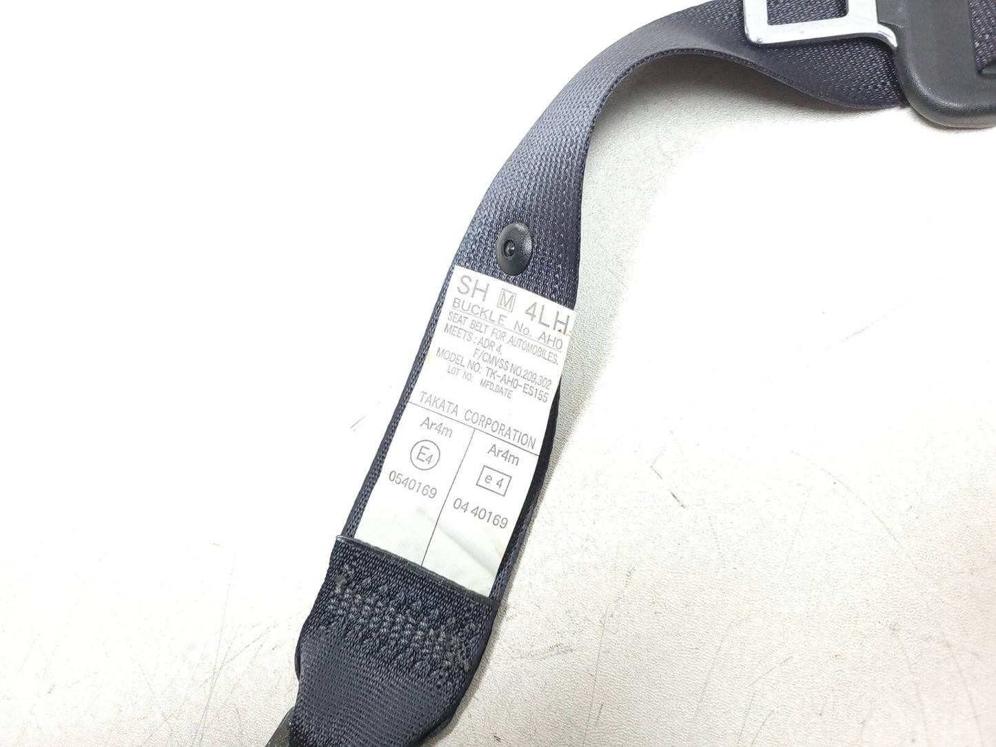 12-15 Subaru Impreza Rear Seat Belt 3pcs OEM Sedan