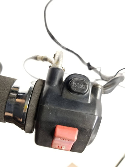 1990 Kawasaki Vn750 Vulcan Throttle Housing Cable & Hand Control Switch OEM