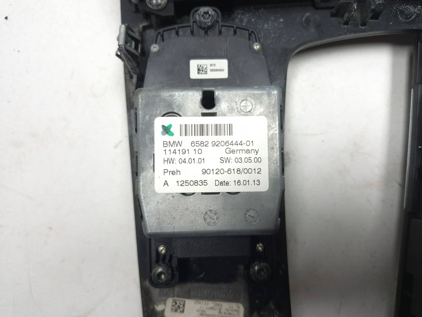 2011 BMW 750li Center Console Trim Idrive Controller Gear Shifter Panel Wood OEM